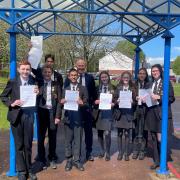Happy - Pupils smile with the positive Ofsted report