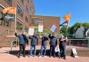 Strikers - Southend security guards on strike