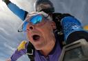 Mid air - Pat on the skydive