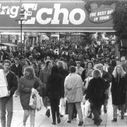 Southend High Street shoppers on a busy day in 1994