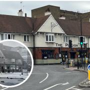 Then and now - The Plough in Westcliff