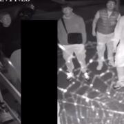 Officers are continuing to investigate and appealing for the public’s help to identify these four men