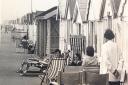 The good ol' days - beach hut owners enjoy a day at the Shoebury seaside in 1973
