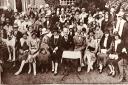 Good cause - members of the RSPCA Southend branch (dogs included) at their annual meeting and garden party in 1930
