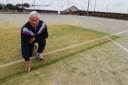 Hockey club chairman Roy Pipe at the Park Drive pitch