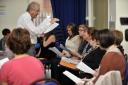 Leigh Fishwives Choir holds first rehearsal