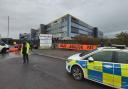 Police say Amazon warehouse protestors have moved to 'height' in update on demonstration