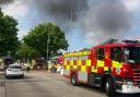 Supermarket car park 'closed' as emergency services remain at Eastwood fire