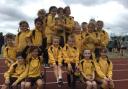 Winners - West Leigh celebrate their success at the Borough Sports