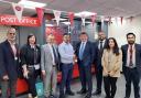 Grand opening - Stephen Metcalfe and the new post office team
