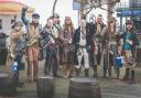 Smiles - a band of pirates on Southend Pier