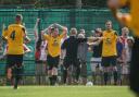 Baffling - the referee points to the spot against East Thurrock Picture: MIKEY CARTWRIGHT