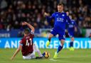Impressive - Declan Rice slides in on Leicester City's James Maddison