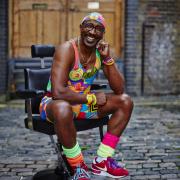 Beamed into care homes - Mr Motivator took part is a special workout for residents