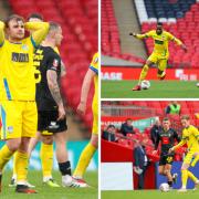 Tough to take - Concord Rangers were beaten by Harrogate Town at Wembley   Pictures: PAUL RAFFETY