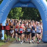 Popular - more than 1,500 runners crossed the start line Pictures: GAZ DE VERE