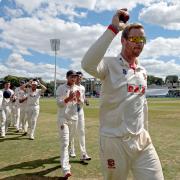 Relieved - Simon Hamer was happy to beat Hampshire, credit: TSG Photos