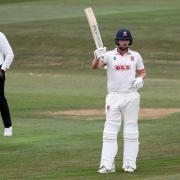 Doing well - Matt Critchley’s unbeaten 80 helped Essex reach 327 for four at stumps Pictures: TGS PHOTOS