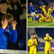 Beaten - Southend United lost 2-0 at Oldham Athletic