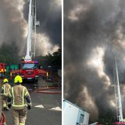 Fire service issues update on Eastwood industrial unit blaze as cordon 'reduced'