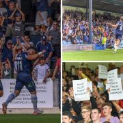 Victory - Southend United bagged a late winner against Kidderminster Harriers