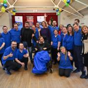 Great afternoon - Music Man Project patron Michael Ball OBE rehearsing with the group