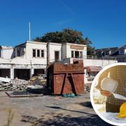 Progress - plans to repalce the half-demolished Old Vienna building with flats