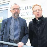 Tributes - Frank Gulley with father James McCluskey