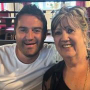Love - George Gilbey with mum Linda McGarry
