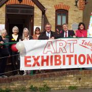 The opening of Rayleigh Art Exhibition at the weekend