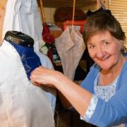 Linda Payne makes her own Victorian-era clothes, a passion that led to a role in the film production of Les Miserables