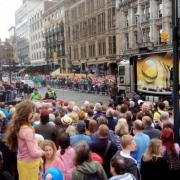 Fans gather in Leeds this morning for the Grand Depart
