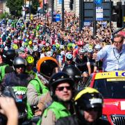 More than a million people watched Stage One on the roads of Yorkshire