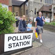The Essex population - including these voters in Elm Road, Leigh - have been casting their votes