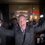 Farage celebrates 