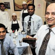 Winning team – Ismoth Ali with colleagues Shah Bappy, Koysor Uddin, Nizam Uddin and Somir Choudhur and their award