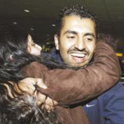 Maajid Nawaz when he was released from Egypr in 2006