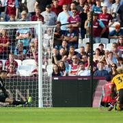 Pivotal - Adama Traore fires home the stoppage time Wolves winner as West Ham United are condemned to a fourth consecutive Premier League defeat