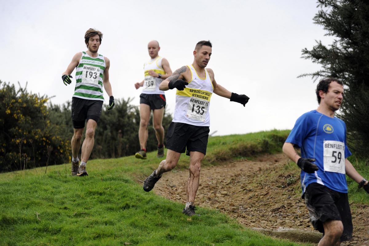 More than 500 hardy runners battled through some atrocious wet and muddy conditions 