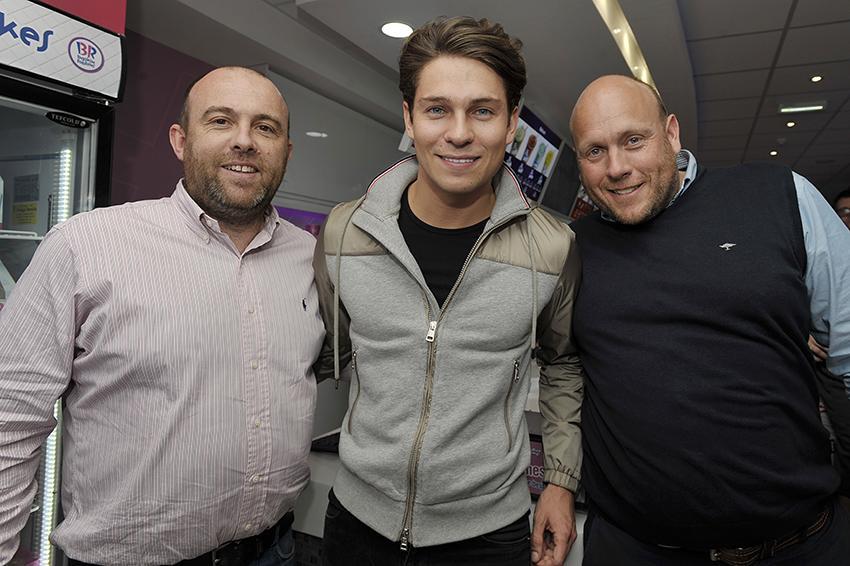 Joey Essex opens Baskin Robbins and  Subway, Marine Parade, Southend
Paul Thompson and Oliver McMahon owners with Joey. 