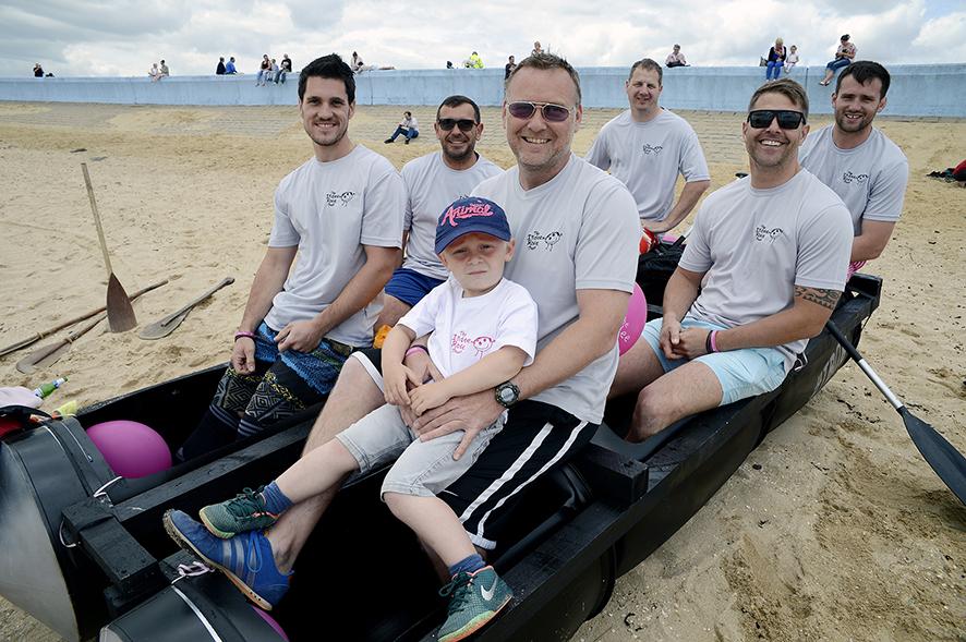 21/06/15, Canvey Rotary club's raft race at Thorney Bay beach
