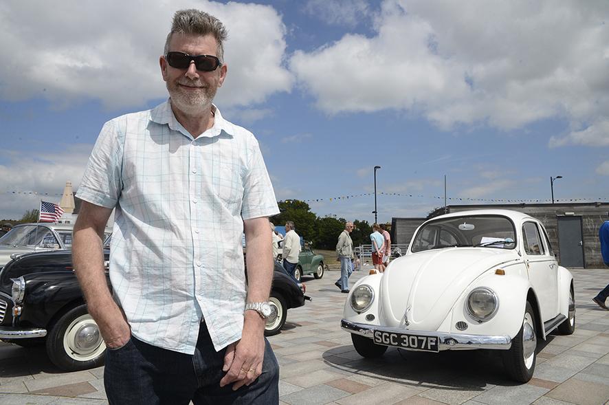 21/06/15 Classic cars on display down Southend seafront today
