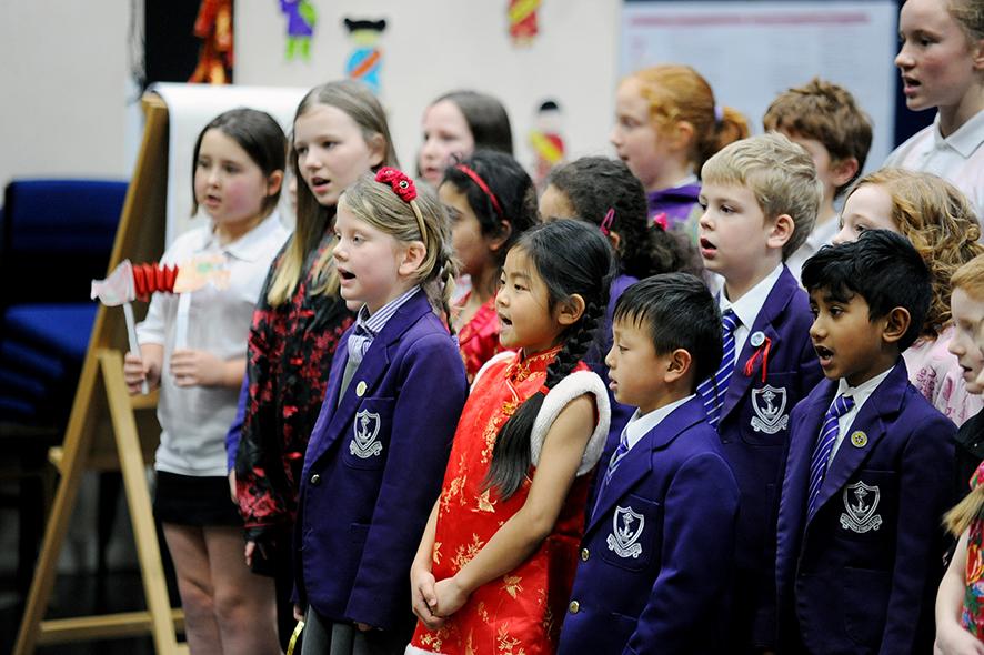 Thorpe Hall school celebrating Chinese New Year