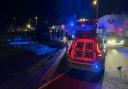 Crash - Police on the scene in Hadleigh