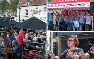 Ten fabulous photos from first full day of packed Old Leigh Shanty Festival
