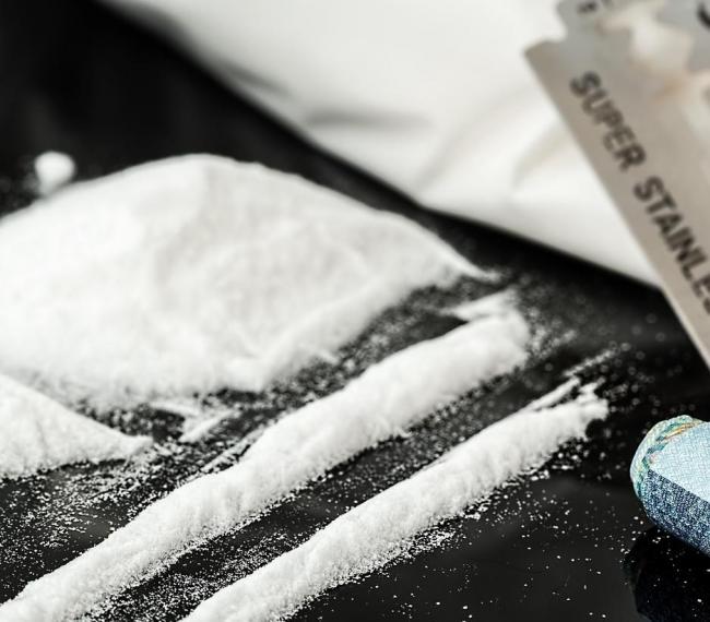 Cocaine stock image
