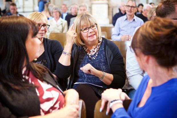 People congregate as part of a Royal Association for Deaf People Life Skills  group. Picture: Newsquest