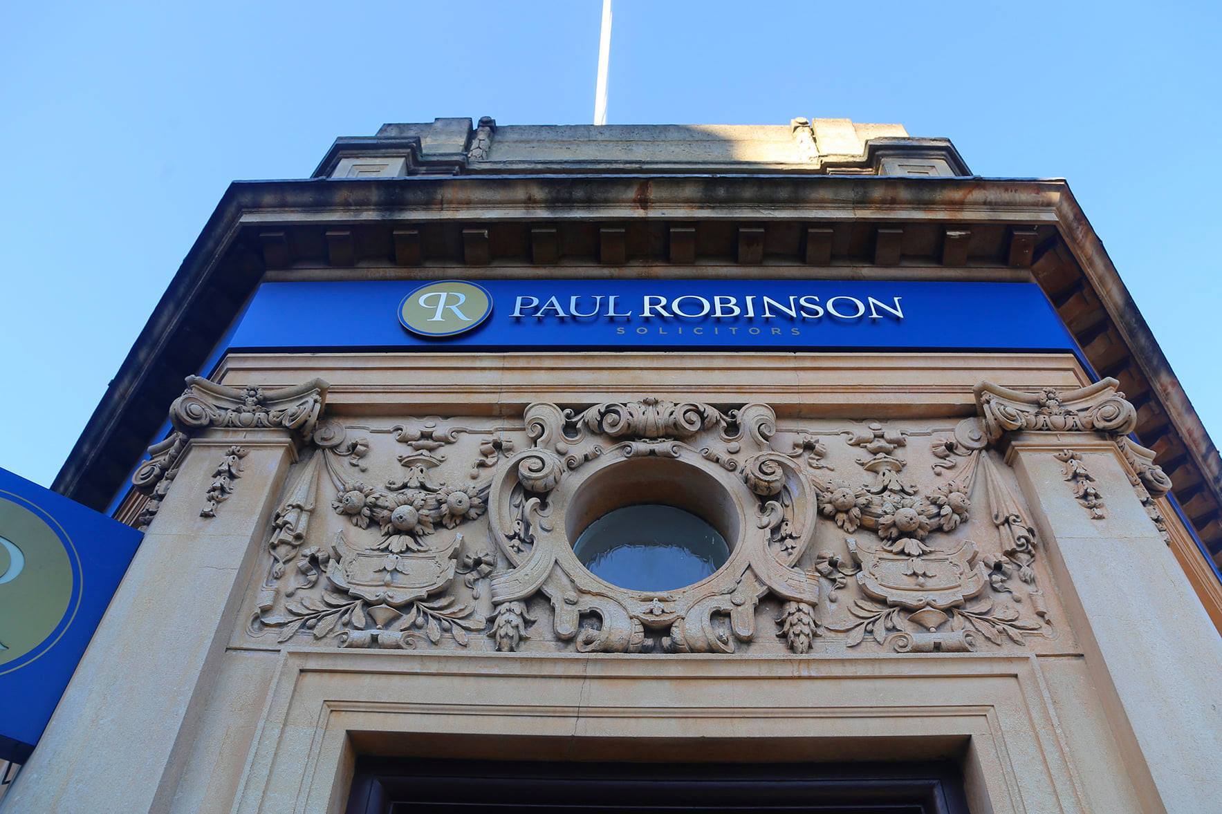 Helping the community - Paul Robinson Solicitors is now found at the site where Lloyds TSB was once housed