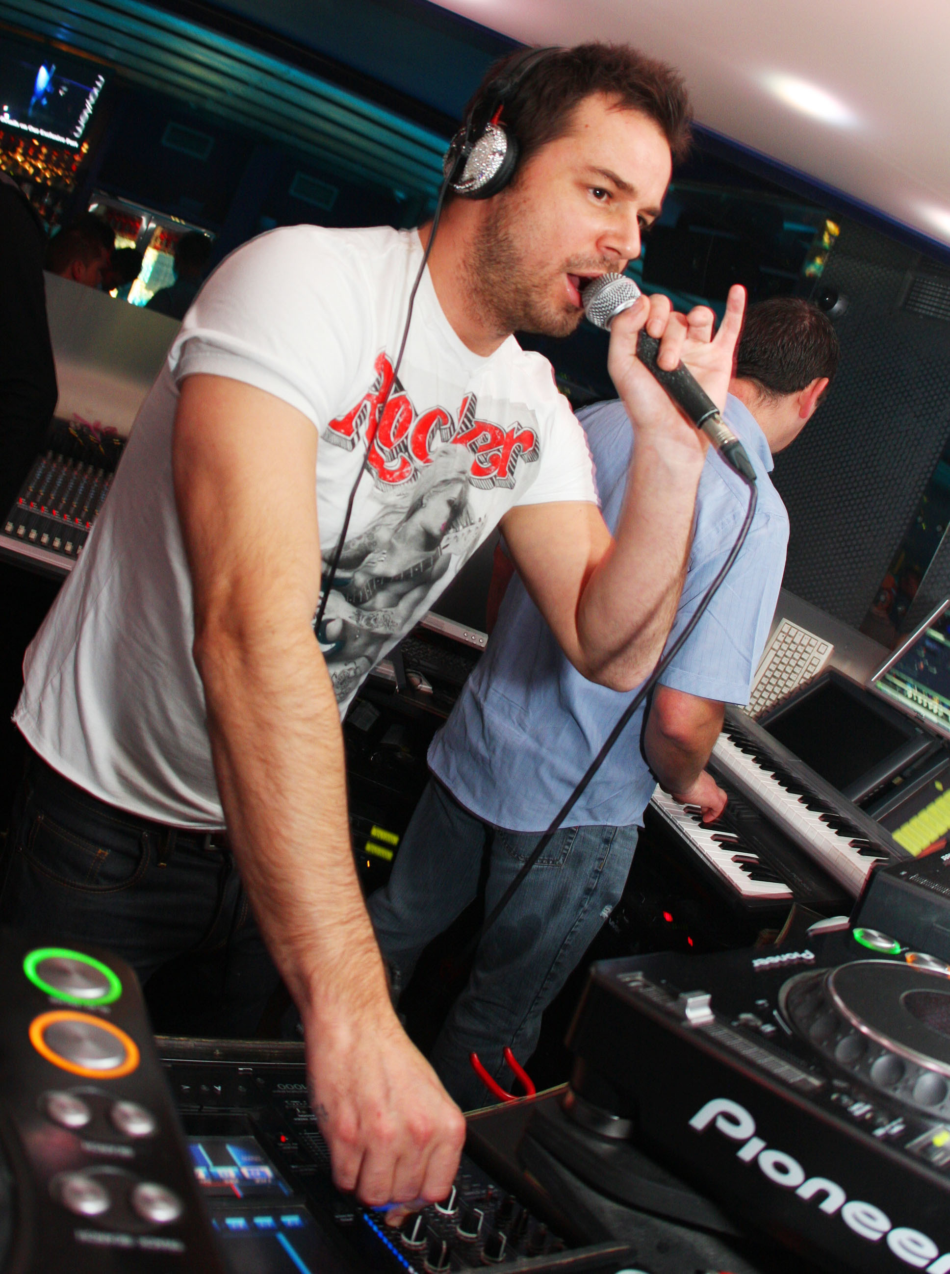 On the decks - Danny Dyer got the crowd moving whenever he headed to Mayhem for a special appearance