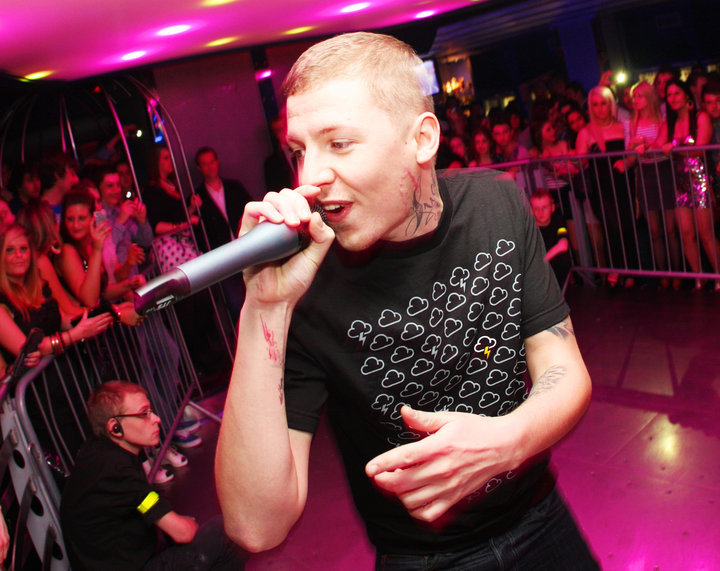 On the mic - rapper Professor Green performed for his south Essex fans when he made the journey to Mayhem in April 2010